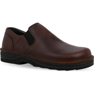 Naot Eiger Slip-on In Truffle Brown Leather