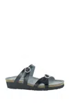 Naot Elegant Kate Sandals In Black Patent In Black