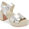Naot Elite Platform Sandal In Silver
