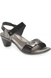 Naot Extant Avant Garde Sandal In Metallic Onyx In Multi