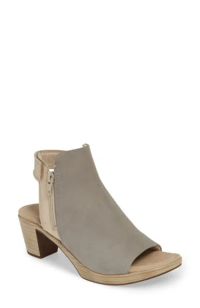 Naot Favorite Sandal In Light Grey/beige Nubuck