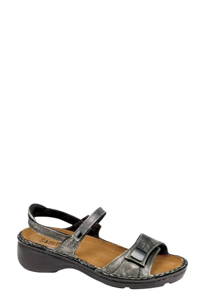 Naot Floral Papaya Sandals In Metal In Multi