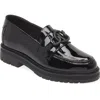 Naot Fremont Platform Loafer In Black Patent Leather