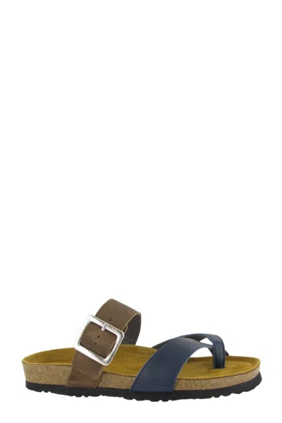 Naot Fresno Sandal In Soft Ink,antique Brown In Multi