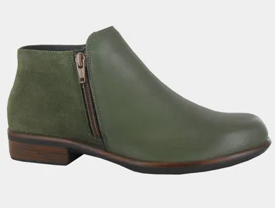 Naot Helm Bootie In Soft Green