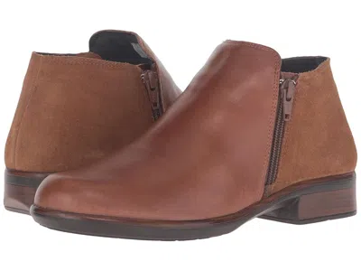 Naot Helm Women's Boots Maple Brown Leather/desert Suede: Eu 41 (us Women's 10) M