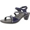 Naot Innovate Womens Leather Embellished Slingback Heels In Polar Seal Leather