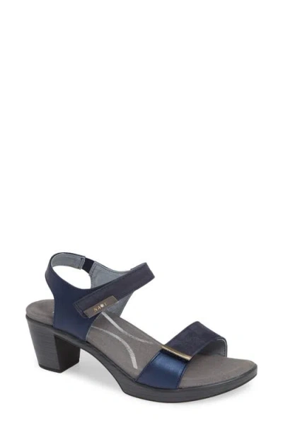 Naot 'intact' Sandal In Navy/polar Sea Leather