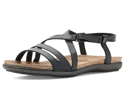 Naot Julie Women's Sandals Black Jet Leather: Eu 42 (us Women's 11) M
