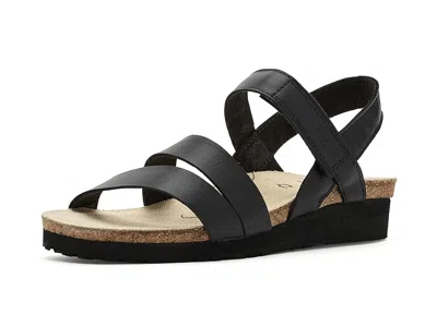 Naot Kayla Arch Pro Women's Wedge Shoes Black Matte Leather: Eu 37 (us Women's 6) M