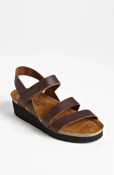 Naot 'kayla' Sandal In Brown