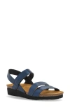Naot Kayla Wedge Sandal In Blue