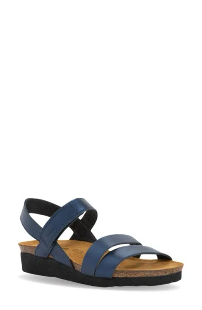 Naot Kayla Wedge Sandal In Blue