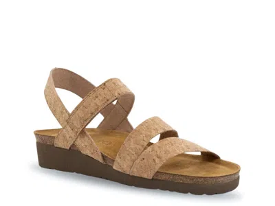 Naot Kayla Wedge Sandal In Brown