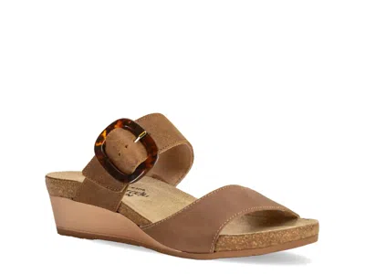 Naot Kingdom Wedge Sandal In Brown