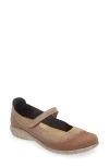 Naot Kirei Mary Jane Flat In Almond/ Bark/ Stone