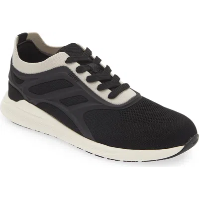 Naot Krypton Sneaker In Black/grey Knit