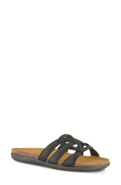 Naot Liv Slide Sandal In Black