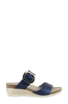 Naot Magic Wedge Sandal In Polar Sea Leather