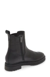 Naot Main Platform Bootie In Black Leather