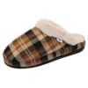 Naot Men's Bliss Slip On Shoes - Medium In Brown Check In Brown
