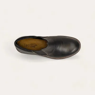 Naot Men's Director Shoe In Black Raven Leather In Multi