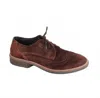 Naot Men's Magnate Lace-up Shoes In Seal Brown Suede In Brown