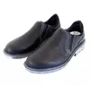 Naot Men's Manyara Slip-on Shoes In Coal Oily Nubuck Black Velvet In Multi