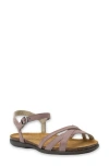 Naot Patricia Sandal In Mauve Nubuck