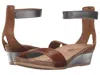 Naot Pixie Wedge Sandal In Brown