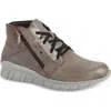 Naot Polaris High Top Sneaker In Foggy Gray Leather