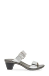 Naot Recent Slide Sandal In Silver