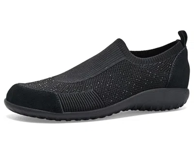 Naot Reo Women's Flat Shoes Black Knit: Eu 37 (us Women's 6) M, Synthetic