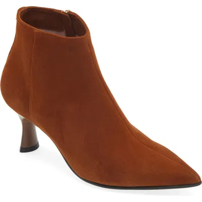 Naot Robin Bootie In Brown Suede