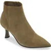 Naot Robin Bootie In Olive Suede