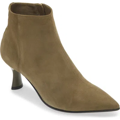 Naot Robin Bootie In Olive Suede