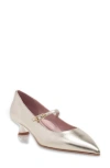 Naot Rosalie Pointed Toe Pump In Gold