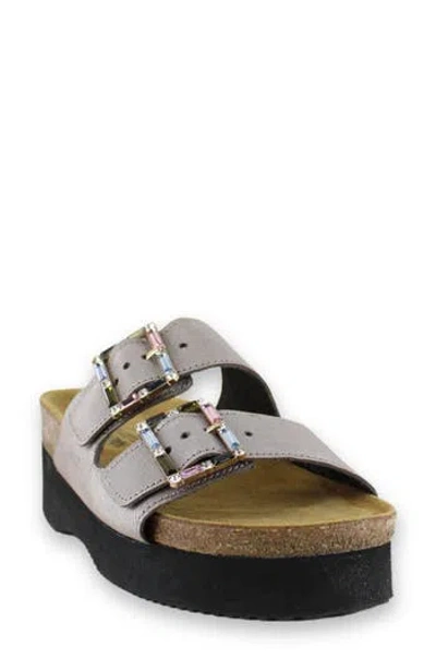 Naot Santa Rosa Sandal In Silver Threads Leather