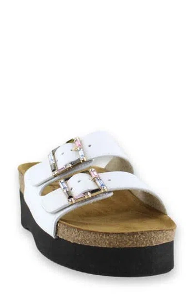 Naot Santa Rosa Sandal In White Leather
