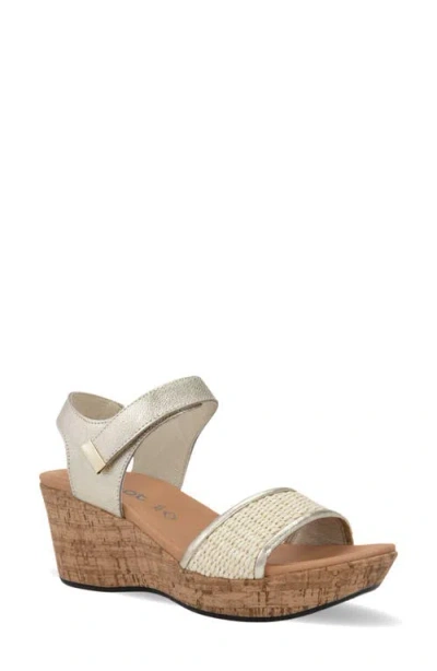 Naot Summer Wedge Sandal In Neutral