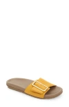 Naot Tahiti Slide Sandal In Marigold Leather