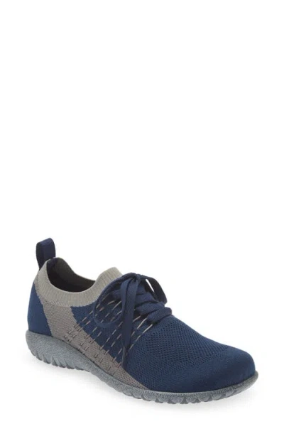 Naot Tama Sneaker In Navy/gray Knit