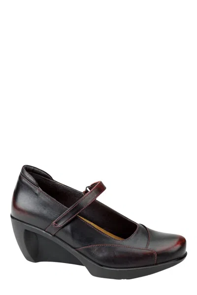 Naot Timeless Day Wedge Sandal In Volcanic Red In Multi