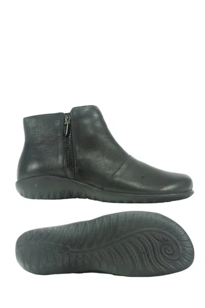 Naot Wanaka Ankle Boot In Soft Black In Green