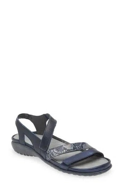 Naot Whetu Water Repellent Sandal In Polar Sea/navy/ink