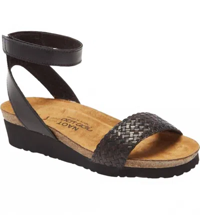 Naot Women's Abbie Wedge Sandal In Black