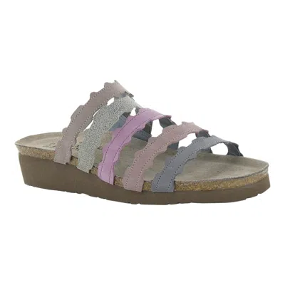 Naot Women's Adina Sandal In Stone Nubuck/lilac/mauve Nubuck In Multi