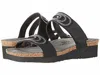 Naot Women's Ainsley Velvet Nubuck Rivets Sandal In Black In Black