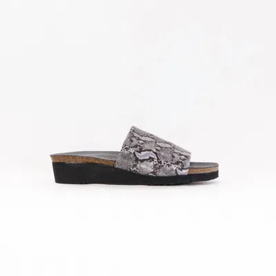 Naot Women's Alana Sandals In Black/white In Gray