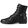 Naot Alize Zip Combat Boot In Black